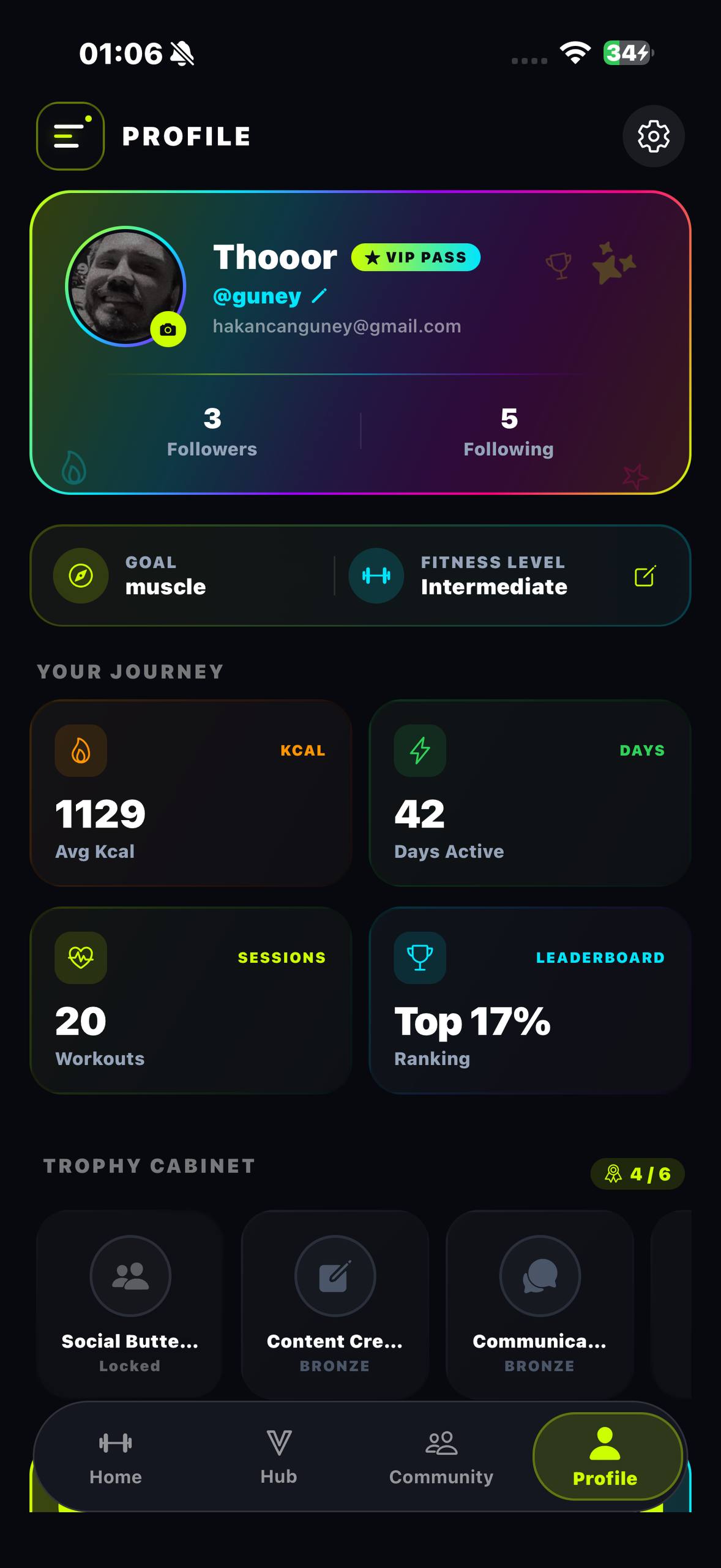 Athlete Profile